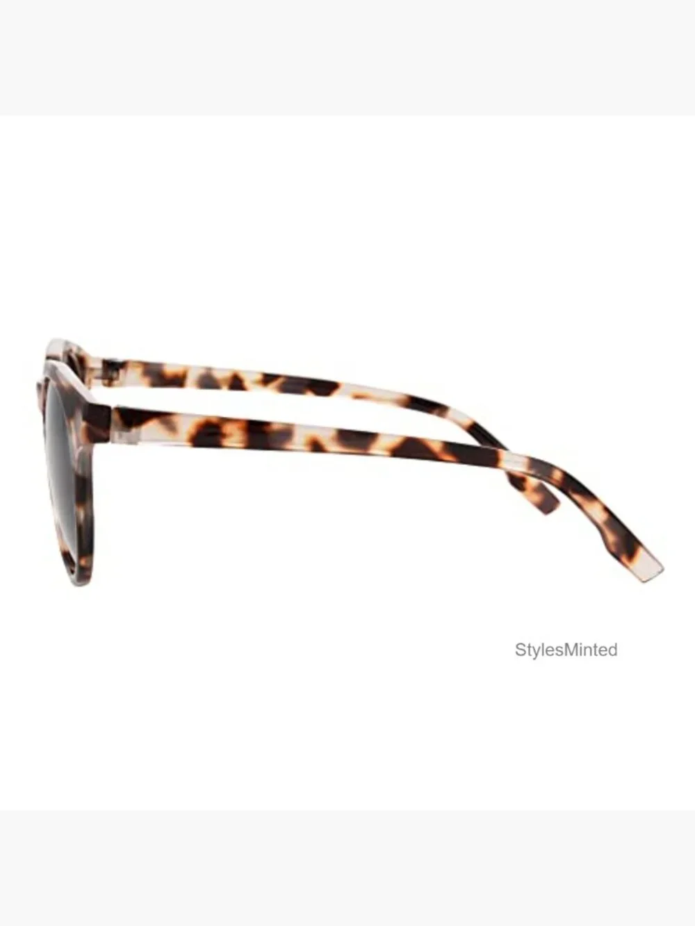 Girls Round Plastic Sunglasses UVA/UVB Protection with Pouch